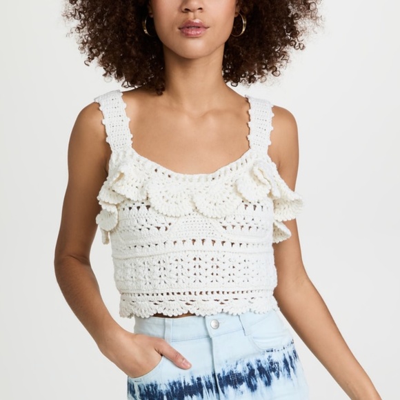 Sea New York Rylee Crochet Tank | Size Small | Good Pre-Owned - Picture 1 of 15